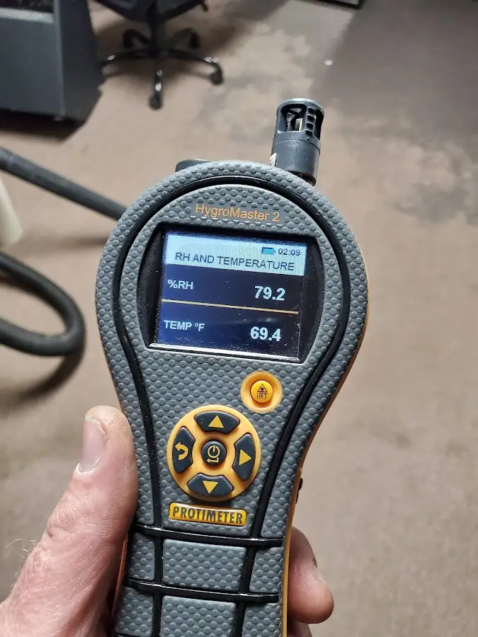 Moisture meter humidity assessment for Fire & Smoke Damage Restoration in East Windsor